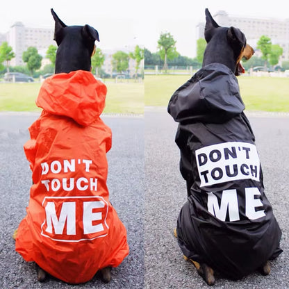 Waterproof Dog Raincoat Jumpsuit for Medium Large Dogs Rain Coat Outdoor Pet Clothes Puppy Doberman Labrador Husky Jacket TLC02