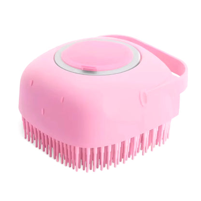 Pet Dog Cat Bath Brush 2-In-1 Pet SPA Massage Comb Soft Silicone Pet Shower Hair Grooming Cmob Dog Cleaning Tool Pet Supplies