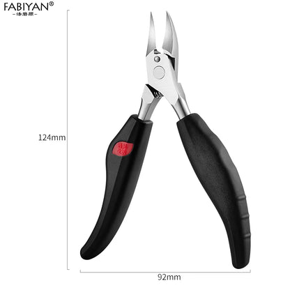 Stainless Steel Toenail Ingrown Nail Art Nipper Scissors Paronychia Dead Skin Remover Trimming Nail Clipper Pedicure Tool