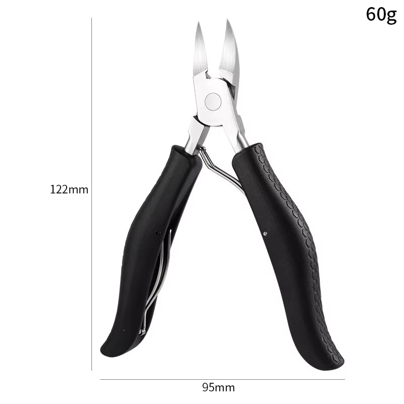 Stainless Steel Toenail Ingrown Nail Art Nipper Scissors Paronychia Dead Skin Remover Trimming Nail Clipper Pedicure Tool