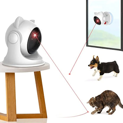 Rechargeable Motion Activated Cat Laser Toy Automatic,Interactive Cat Toys for Indoor Cats/Kittene/Dog,Fast and Slow Mode