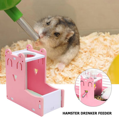 Hamster Automatic Water Fountain Drinker Food Feeder for Hamster Cute Mini Water Feeder Food Bowl Pet Supplies