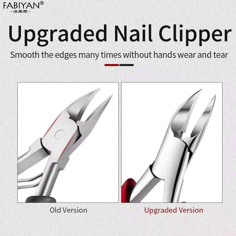 Stainless Steel Toenail Ingrown Nail Art Nipper Scissors Paronychia Dead Skin Remover Trimming Nail Clipper Pedicure Tool