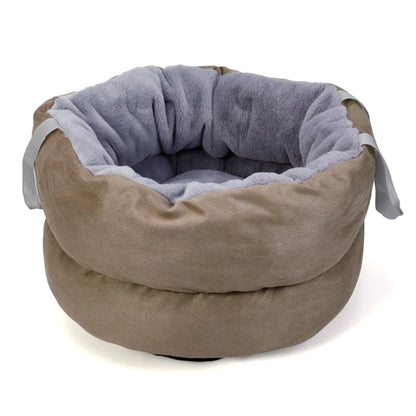 Super Soft Pet Dog Cat Cave Bed House Deep Sleep Winter round Sleeping Kennel Cushion for Small Medium Dogs