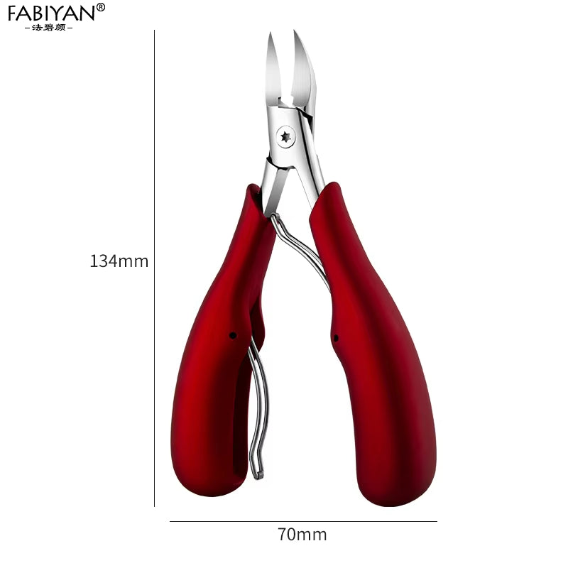 Stainless Steel Toenail Ingrown Nail Art Nipper Scissors Paronychia Dead Skin Remover Trimming Nail Clipper Pedicure Tool