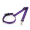 Two-In-One Nylon Adjustable Dogs Harness Collar Pet Dog Accessories Pet Car Seat Belt Lead Leash Backseat Safety Belt